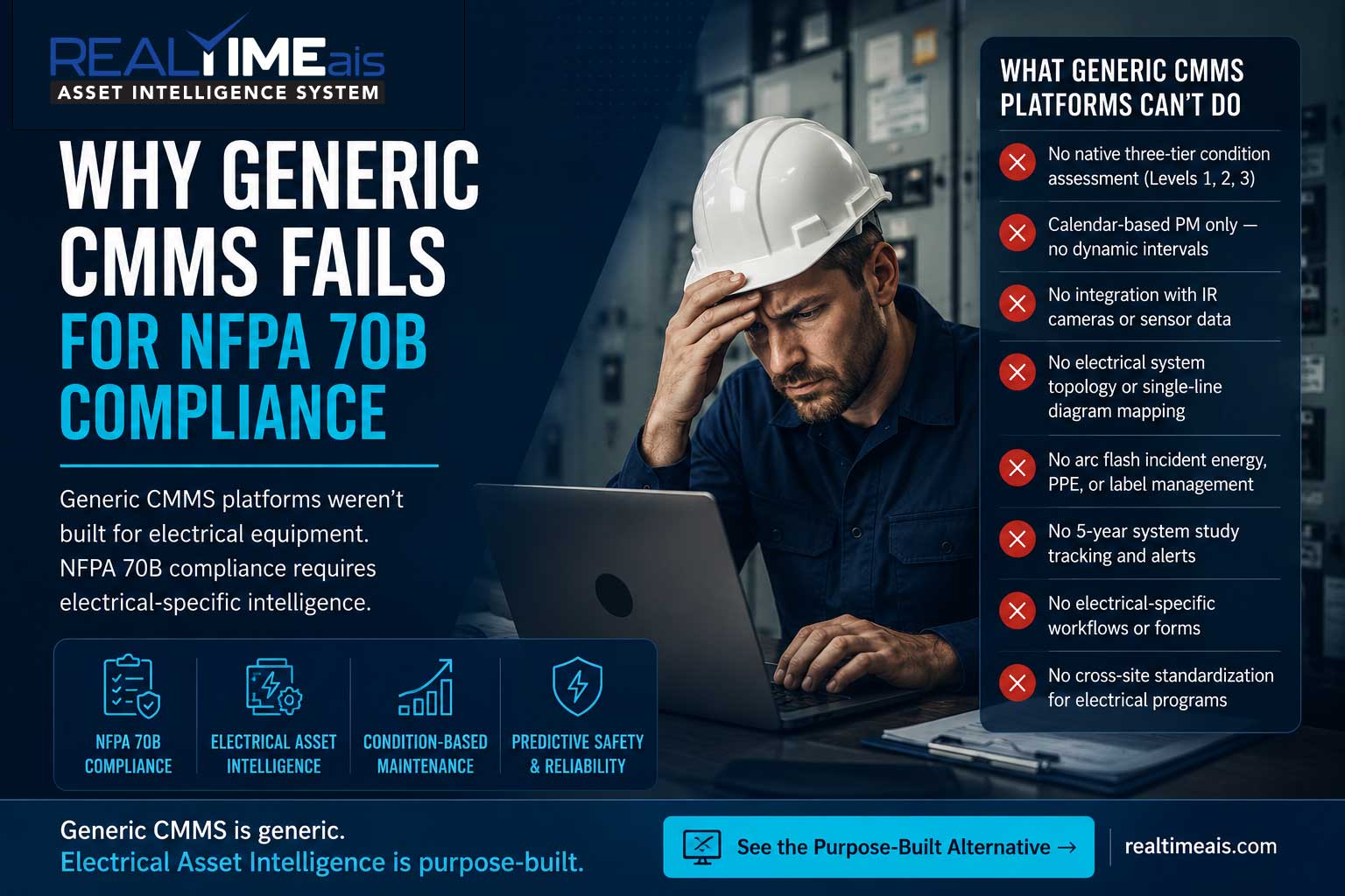 Why Generic CMMS Fails for NFPA 70B Compliance
